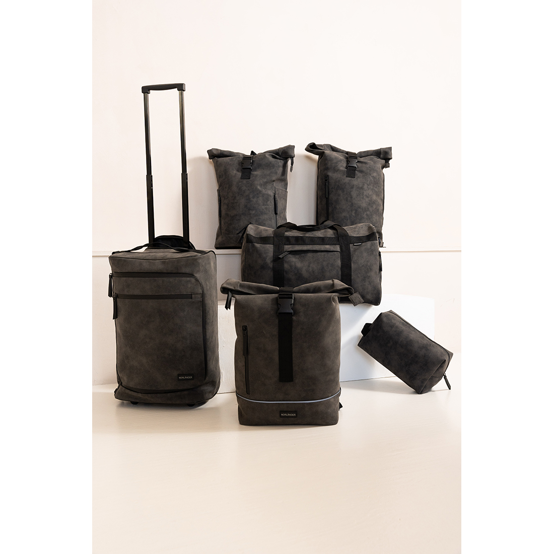 28872 - NORLÄNDER Nubuck Lyon Trolley Grijs - Afbeelding 4