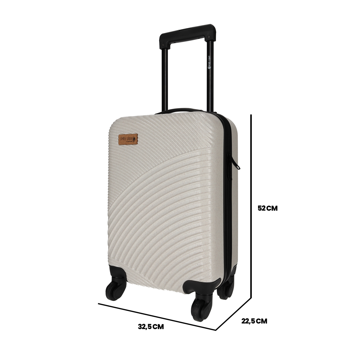 28900 - NORLÄNDER Tarwestro Trolley Naturel - Afbeelding 10
