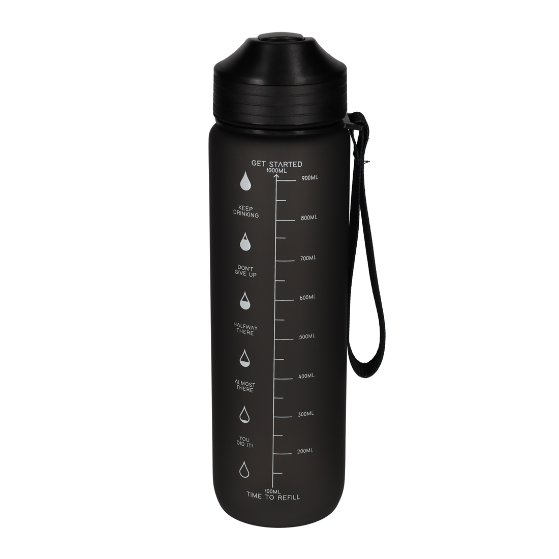 28999 - NORLÄNDER Waterfles Hydrated Zwart - Afbeelding 5